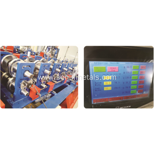High speed drywall roll forming machine